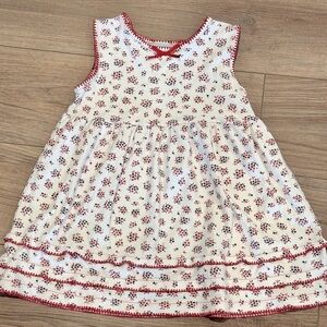 Girls 6 Hearstrings Red, White and Blue Sleeveless Dress